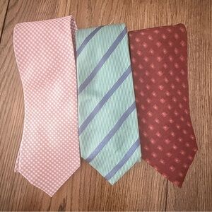 The Men's Store at Bloomingdale's Silk Classic Tie Lot of 3 Timeless FW